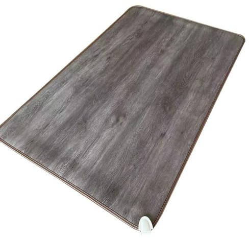 Calentador de suelo radiante eléctrico, alfombra calefactora, calentador de pies, alfombra calefactable con temperatura y temporizador ajustables para yoga.(140 * 200cm)