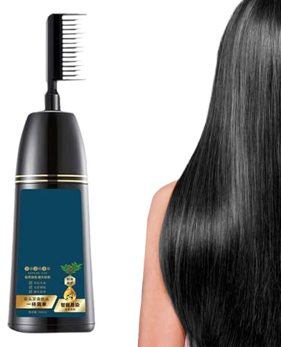 Colore per capelli da donna | 2 in 1 delicato tintura istantanea per capelli con pettine – Crema per capelli senza macchie per figlia adolescenti amici famiglia atleti nonna