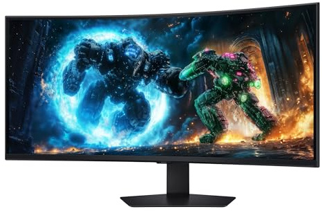 Samsung LS40FG756EUXEN - Monitor Gaming Odyssey G7 de 40 WUHD (5120 x 2160, 21:9, 180Hz, 1ms, Panel VA, FreeSync Premium Pro, Modo Eye Saver, Flicker Free), Negro, Versión 2025