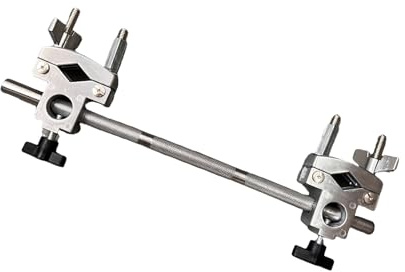 Lot de pinces à tambour interchangeables - Double bornes - Structure en métal - Parfait pour différents instruments à percussion - Pinces de fixation solides