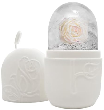 Rodillo de Hielo Facial Masaje Frío Reafirmante Para El Rostro | Para Relajación Muscular, Reafirmación Y Rutina De Belleza