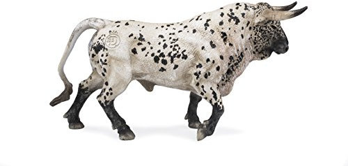 Deqube 90110003 - Bravo Trabando Toro-Figur, Weiß, 17 x 8 x 4,2 cm (90110003), Modelle