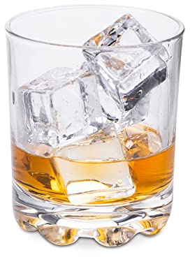 bar@drinkstuff Artificial Acrylic Ice Cubes (Pack of 50), Realistic Fake Display Ice for Photography, Bars & Shop Displays, Reusable Clear Acrylic Ice for Drinks Displays & Events