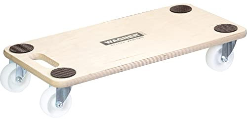 Wagner Chariot de Transport MM 1126 I 59 x 29 x 11 cm - Capacité de Charge 200 kg - pour Objets encombrants, équipements et Meubles I Patins antidérapants I certifié FSC® - 20112601