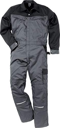 Fristads 100807 Arbeitsanzug Kansas Workwear Gr. M, grau / schwarz