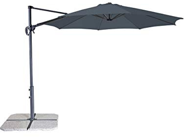 derby Ravenna Smart 300 – Hochwertiger Ampelschirm ideal für Garten und Terrasse – Neigbar – ca. 300cm