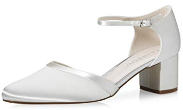 Rainbow Club Bröllopsskor Stacy - Dampumps satin remmar