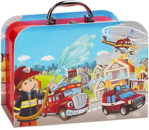 alles-meine.de GmbH 2 TLG. Set Kinderkoffer/Koffer/Kofferset - in 2 verschiedenen GRÖßen - Autos & Fahrzeuge - Kofferset - für Spielzeug und als Geldgeschenk - Mädchen & Ju..