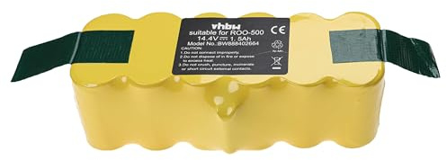 vhbw 1x Batterie Compatible avec iRobot Roomba 605, 615, 616, 621, 611, 612, 614, 618 Robot électroménager (1500mAh, 14,4V, NiMH)