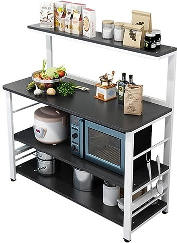 Meuble Micro Onde Étagère De Cuisine Étagère De Rangement Utilitaire Étagère À Épices Support De Four À Micro-Ondes Etagere Micro Ondes