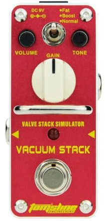 VACUUM STACK Simulator Electric Guitar Effect Pedal Mini Tube Amp Simulator Guitar Effects Pedal True Bypass Guitar Parts Accessories
