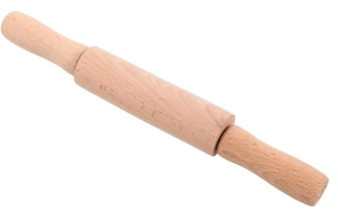 HONMEET Dumpling Rolling Pin Solid Wooden Rolling Pin for Boys and Girls Dough Roller for Baking Craft
