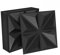 Aufun Lot de 36 panneaux muraux 3D en PVC - 50 x 50 cm - Plaque murale - Revêtement mural - Revêtement de façade - Panneaux décoratifs de plafond - Panneaux décoratifs pour salon, chambre à coucher (9