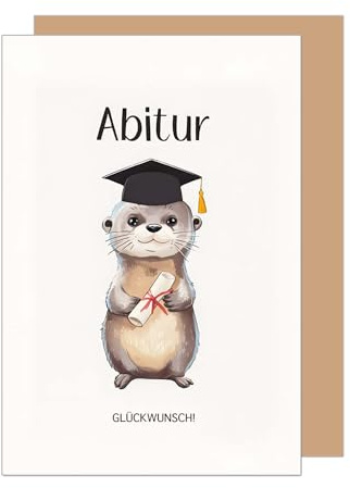Edition Seidel Premium Glückwunschkarte zur bestandenen Prüfung mit Umschlag. Grußkarte Karte mit Spruch Abschluss Abitur Schule Mann Frau Jugendliche Jugendlicher (PR149 SW025)