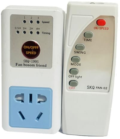Remote Control Socket Power Outlet Fan Plug Table Fan Controller Remote Ceiling Fan Controller For Fan Light Remote Controlled Adapter