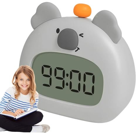 Generico Sveglia Bambini Sveglia da Comodino Koala con Notturne
