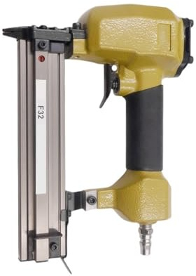 MJMLUCK Pistolet agrafeur pneumatique sans Huile 18Ga Agrafeuse décorative pneumatique F32 Longueur des Clous 2/5 po à 1-1/5 po Utilisation pour l'encadrement, Le platelage de Toit et Le t