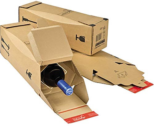 ColomPac 30017890 Flaschenkarton mit Selbstklebeverschluss für 10 Flaschen