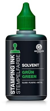 Octopus Fluids Solvent-Stempelfarbe Grün, 50 ml