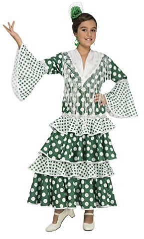 My Other Me – utklädsel Flamenco Messe för flickor, grön (levande kostymer) 10-12 år grön