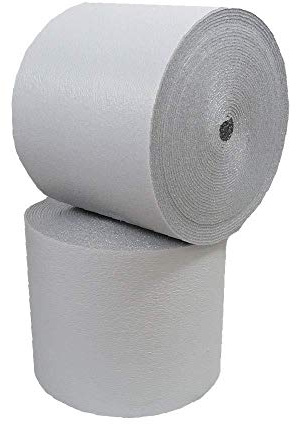 US ENERGY PRODUCTS Reflective White Foam Insulation Heat Shield Thermal Insulation Shield Vapor Barrier 48x20ft (80 SQFT) 1/4inch Thick