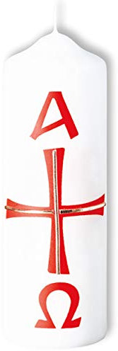 Osterkerze by Fritz Cox® eine christliche Kerze zum Osterfest als Zeichen des Glaubens und des ewigen Lebens (150037)