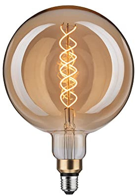 Paulmann 28868 LED Lampe 1879 BigGlobe Filament Warmweiß 400lm 7 Watt dimmbar Gold Vintage 1800 K E27 Leuchtmittel