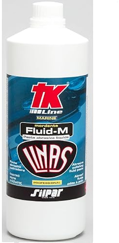 Silpar Tk Linas Fluid-M (1 Litro)- Pasta Abrasiva Fluida per Lucidatura Vernici e Gelcoat - 40.146