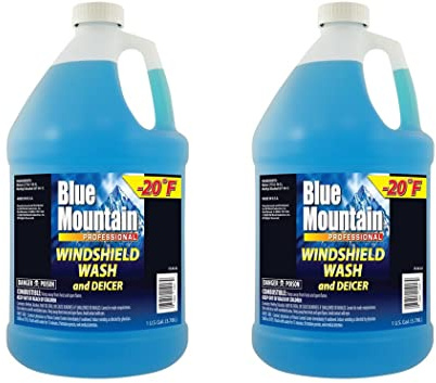 Elite Tool Center 2 Pack Blue Mountain BMN0G3-20°F Windshield Washer Fluid & Deicer- 1 Gallon