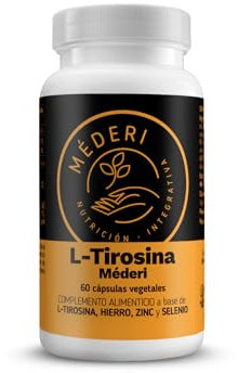 L-Tirosina Méderi fórmula avanzada con zinc, selenio y hierro - 60 cápsulas vegetales