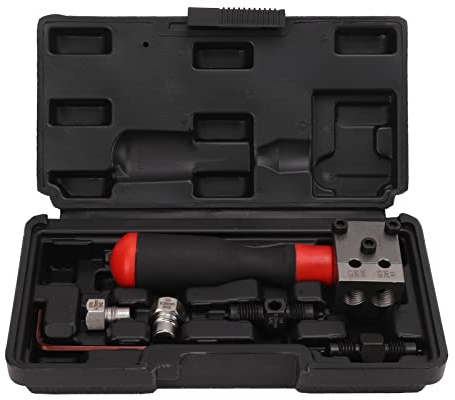 Ing Tool, Kit D'évasement de Ligne de Frein, Outil D'évasement de Ligne de Frein 3/16in 1/4in Tube de Cuivre Ligne de Frein Simple Double Adaptateur D'outil D'évasement Universel