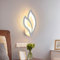 Apliques de Pared LED, 13W 1500LM Lámpara de Pared Interior Moderna en Forma de Flor en Acrílico 3000K Luz Blanca Cálida, Luz de Pared para Dormitorio, Salón, Pasillo, Blanco