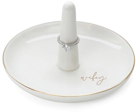 HOME SMILE Wifey Ringhalter, Brautgeschenke für Hochzeit, Brautparty, Junggesellinnenabschied, Verlobung, Flitterwochen, Valentinstag, Jahrestag, Geschenk vom Ehemann und Bräutigam