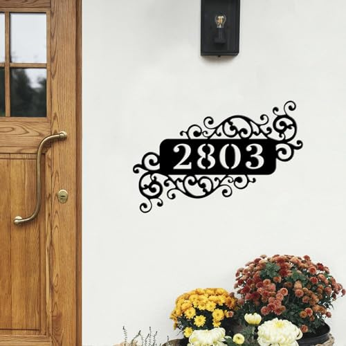 Hausnummernschild, personalisierbar, Hausnummer, Hotel/Apartment, verschiedene Größen erhältlich