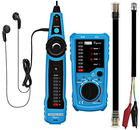 FWT11 RJ11 RJ45 Telephone Wire Tracker Tracer Toner Ethernet LAN Network Cable Tester Line Continuity Check