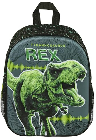 Undercover - Jurassic World 3D Ryggsäck - Barnryggsäck med Jurassic motiv - Justerbara axelband - Med nätfickor på sidorna - Från 4 år