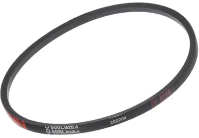 Kozelo O-500 V-Belts - [522mm Pitch Length x 10mm Width x 6mm Thickness] Rubber Drive Belt for Power Transmission Use, Black,40 Degree