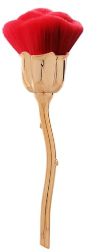 Nail Art Brosse À Poussière Pour Manucure Rose Tête, Pinceau Poussiere Ongle Pinceaux Maquillage Brosse de Poussière pour Ongles Pinceau Anti-poussières pour Manucure Ongles Et Maquillage