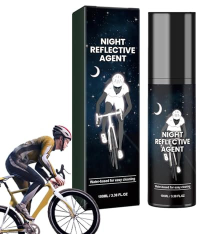 Generisch Nacht Reflektierendes Spray 100ml Wetterbestndige Reflektierende Sprhfarbe Leuchtende Sicherheitsfarbe Fahrrad Glhspray Fluoreszierende Sprhfarbe Lang Anhaltende Leuchtfarbe