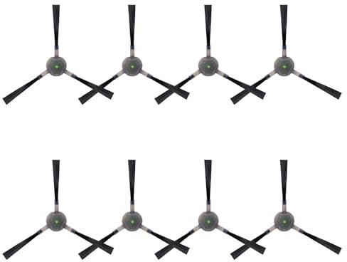 Fixbetter 8 Stück Ersatz-Seitenbürsten für Lefant M210B M213S M210S M210 M213 M210 Pro M210P M330 Pro M310, für OKP Life K2 K3 K3A K4 K5 Staubsaugerzubehör