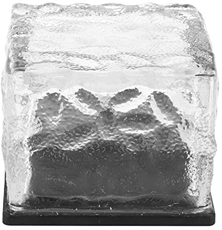 Spacnana Lampada Sepolta Solare IP68, Luce in Mattoni di Vetro, Lampada Paesaggistica per Cortile, Villa, a Bordo Piscina, Strada e Marciapiede