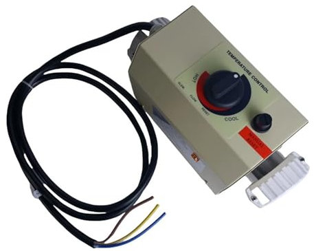 OUHFCASN Swimming Pool Heat Pump 3KW Electric Heater Hot Tubs Water Thermostat For Above Ground Inground Pools Efficient Heating
