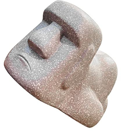 JECOMPRIS Moai Taschentuchbox Halter Resin Abdeckung Für Zuhause Büro Kreative Serviettenbox Badezimmerdekoration