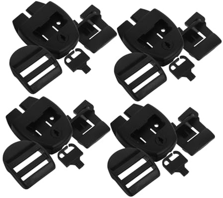 ABOOFAN 4pcs Bath Tub Cover Clip Spa Cover Replacement Latch Clip Lock for Strap Buckle