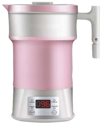 Bollitore elettrico pieghevole del silicone degli scaldabagni 800ML con la struttura veloce del silicone del riscaldamento adatto per l'hotel e la cucina