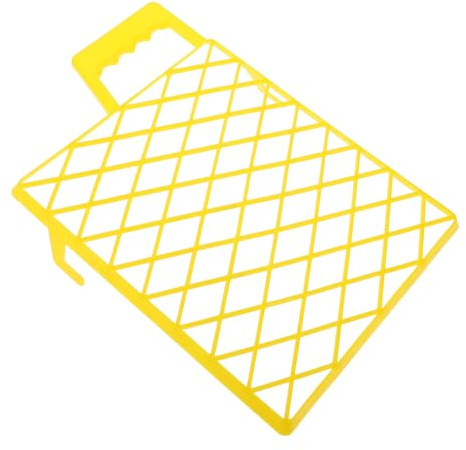 FIXOSHEE Plastic Paint Tray Grid Divider 7-inch (200x170mm) Plastic Mesh Pad for Paint Roller for Decorating