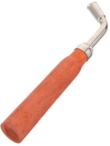 PartyKindom Dulcimer Stimmschlüssel für Hackbrett Metall Holz Schraubenschlüssel mit Gratfreiem Griff Kompaktes Instrumentenzubehör zur Tonstimmung