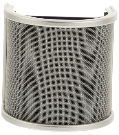 FRCOLOR Recording Microphone U Shape Windscreen Shield Mic Isolation Cover Handheld Microphone Accessories for Home Studio Use