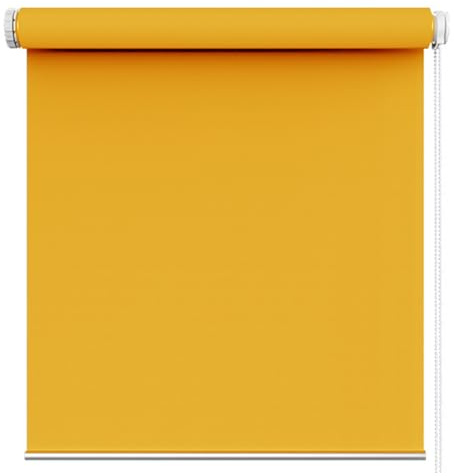 ZGLINMZ Portable Blackout Roller Blind 100x80 cm - Travel & Temporary Solution, Blackout Curtain for Daylight Control, Ideal for Any Room - Orange Skylight Blinds