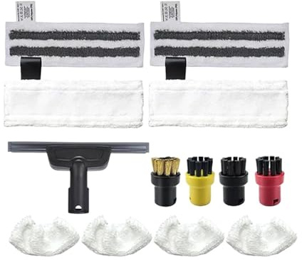 Panni For Mocio A Vapore, Panni In Microfibra, Raschietto For Vetri, Compatibili Con Karcher, Compatibili Con Easyfix, Ricambio For Aspirapolvere Portatile SC2 SC3 SC4 SC5